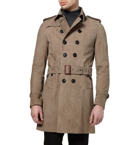 burberry prorsum suede coat|men's Burberry suits.